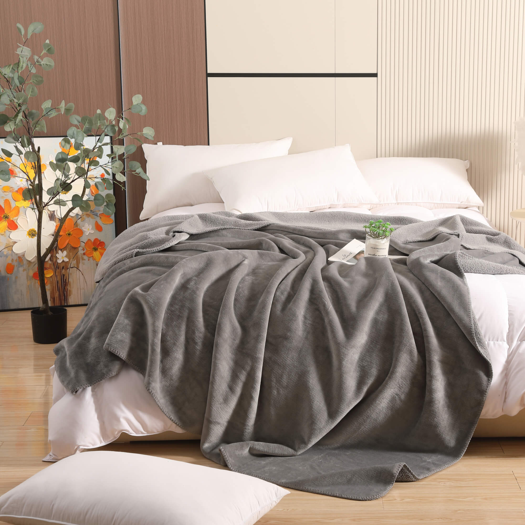 Плед Trigo Серый