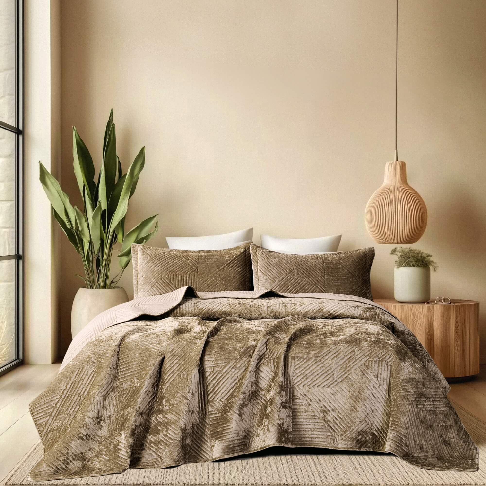 Покрывало Maribo Бежевое