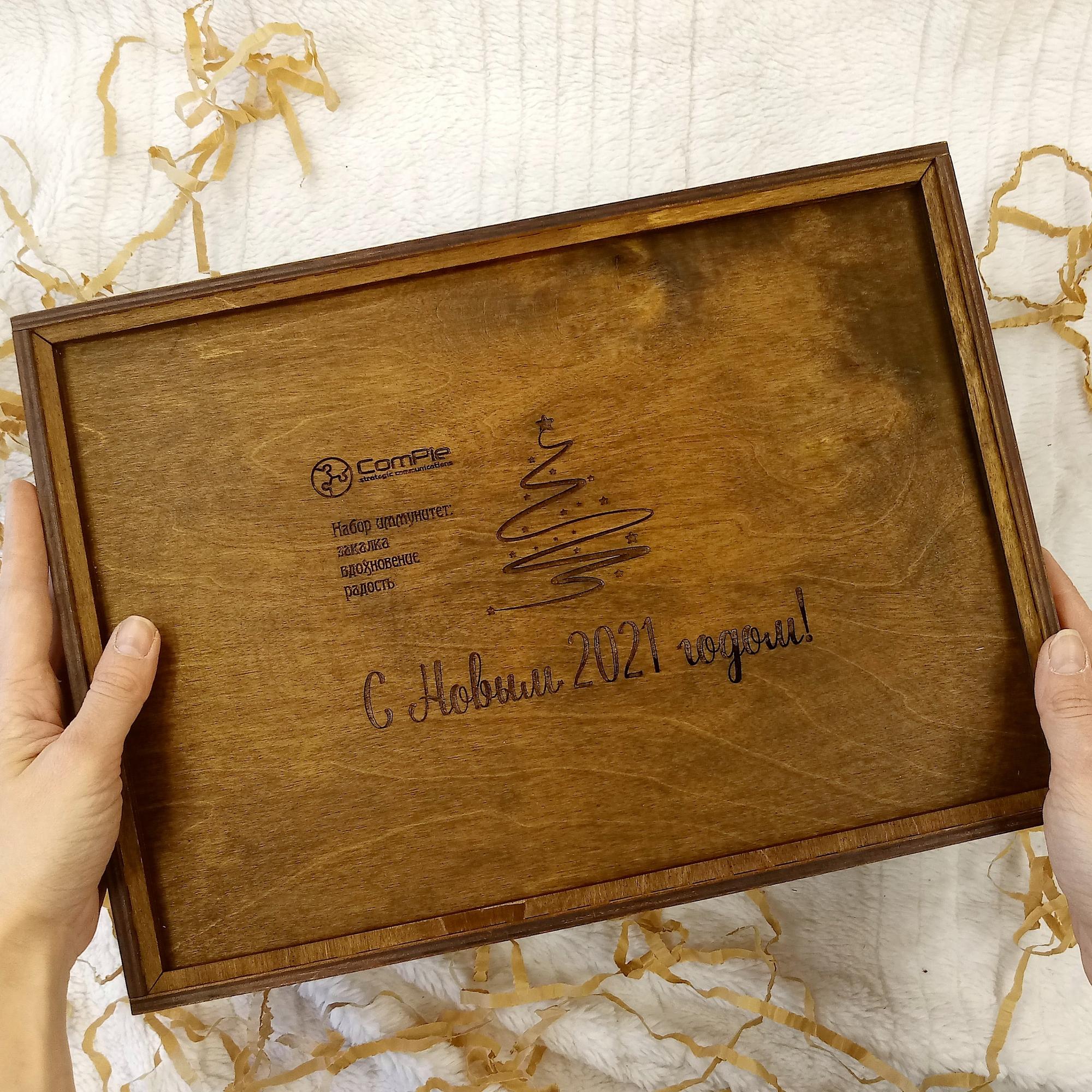 Бокс подарочный из фанеры