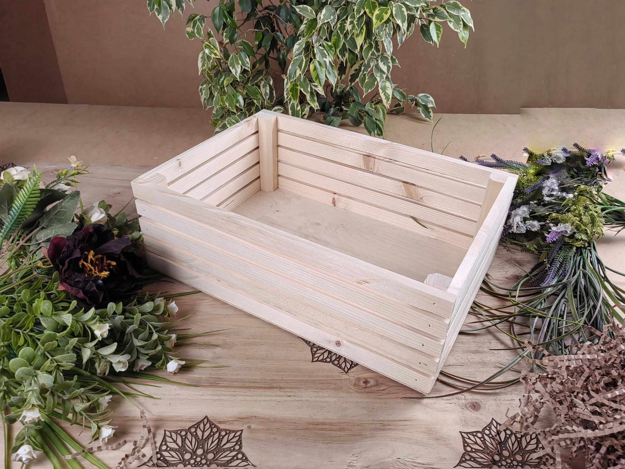 Ящик подарочный реечный большой без крышки