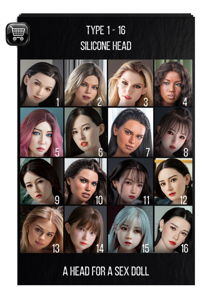 Hard Silicone Head for FanReal sex doll
