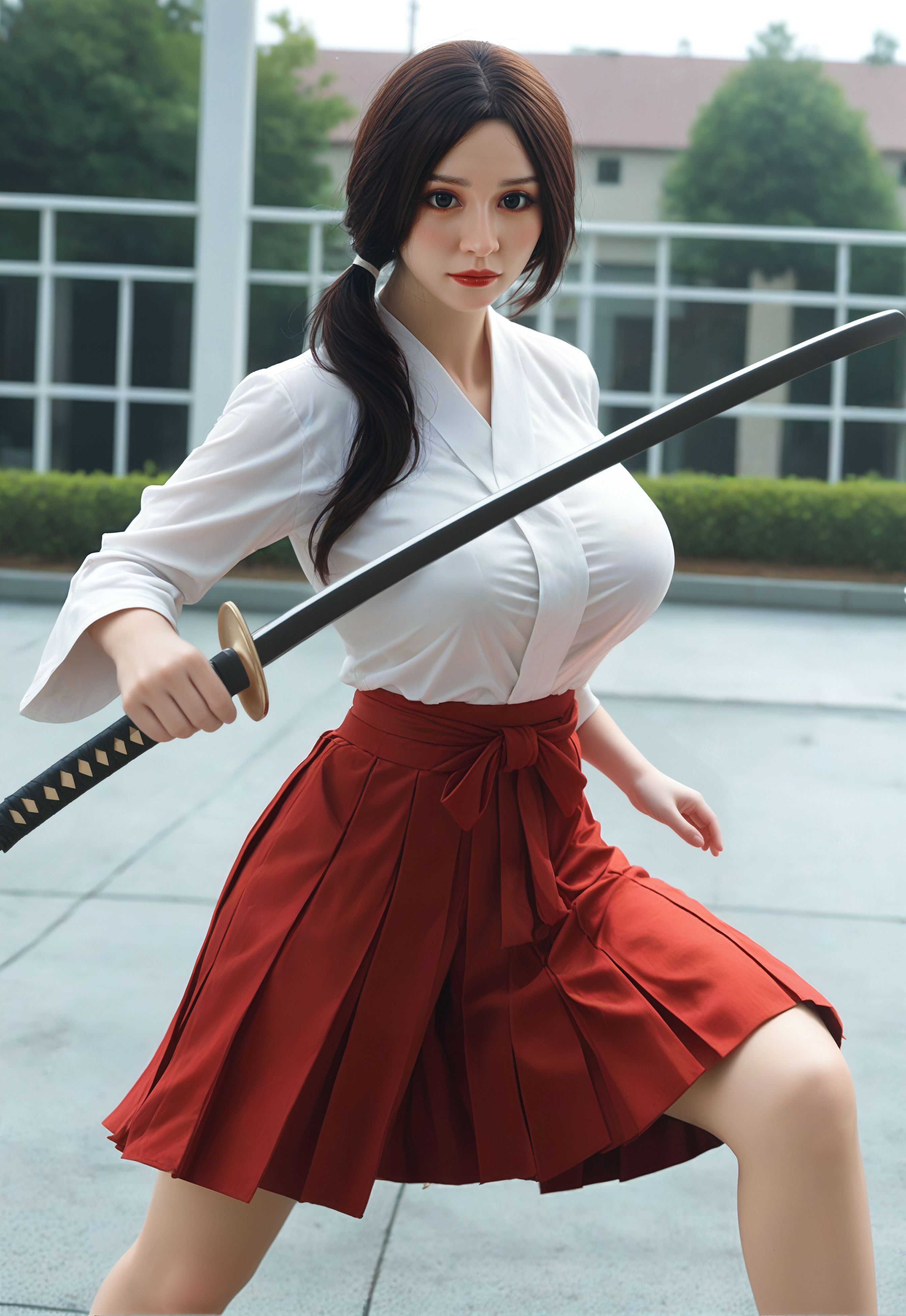 Realistic TPE + silicone head Aibei sex doll Aibei 153 cm - Bella