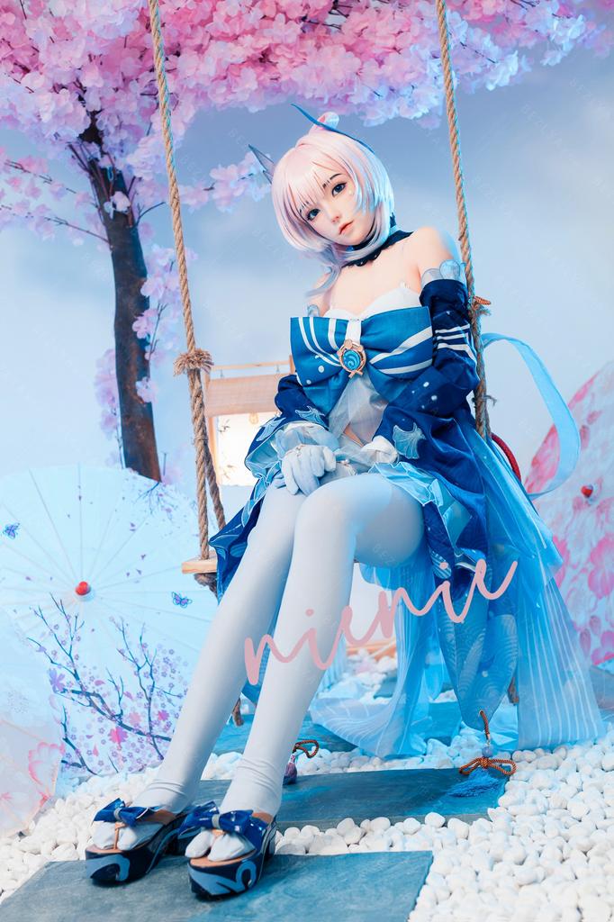 Realistic TPE sex doll BEZLYA [2.0] / ROS with silicone head 155 cm - CYRTENTHERA SANGONOMIYAKOKOMICOSPLAY