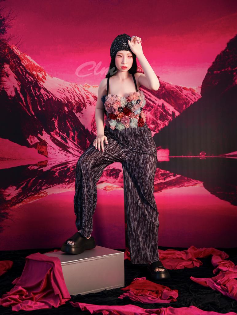 Realistic silicone Climax sex doll 160 cm - Janice