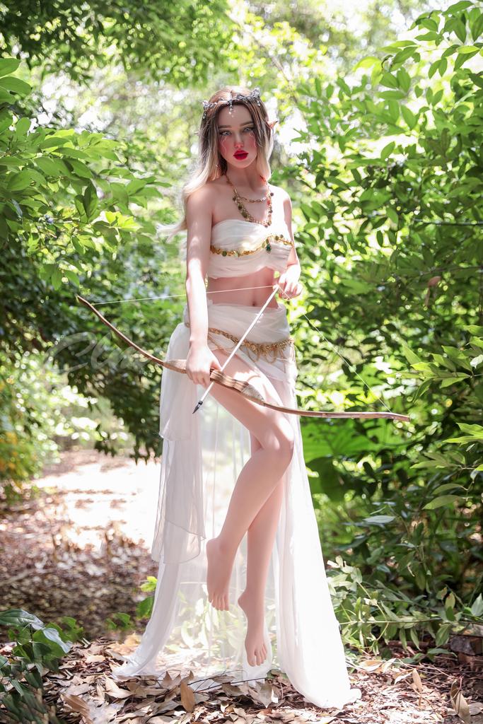 Realistic silicone Climax sex doll 157 cm - Athena