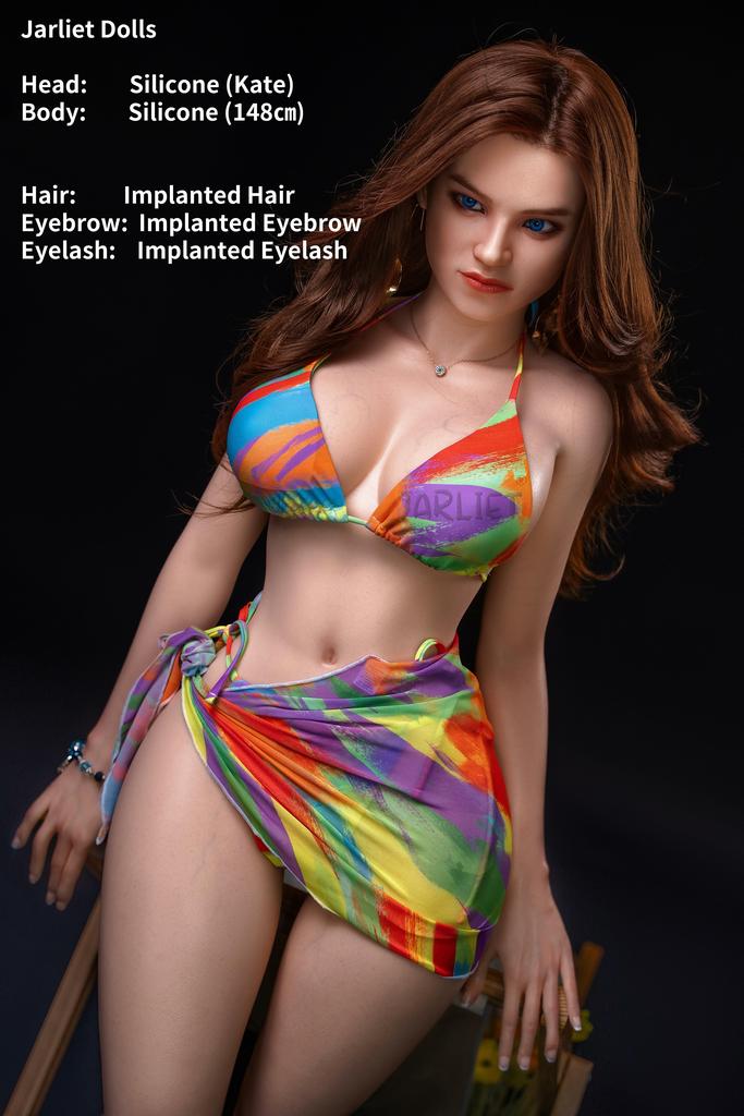 Realistic Silicone / TPE sex doll Jarliet 148 cm - Kate