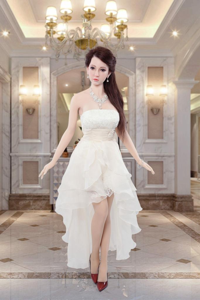 Реалистичная силиконовая / ТПЕ секс кукла  AF doll 165 см - hadly