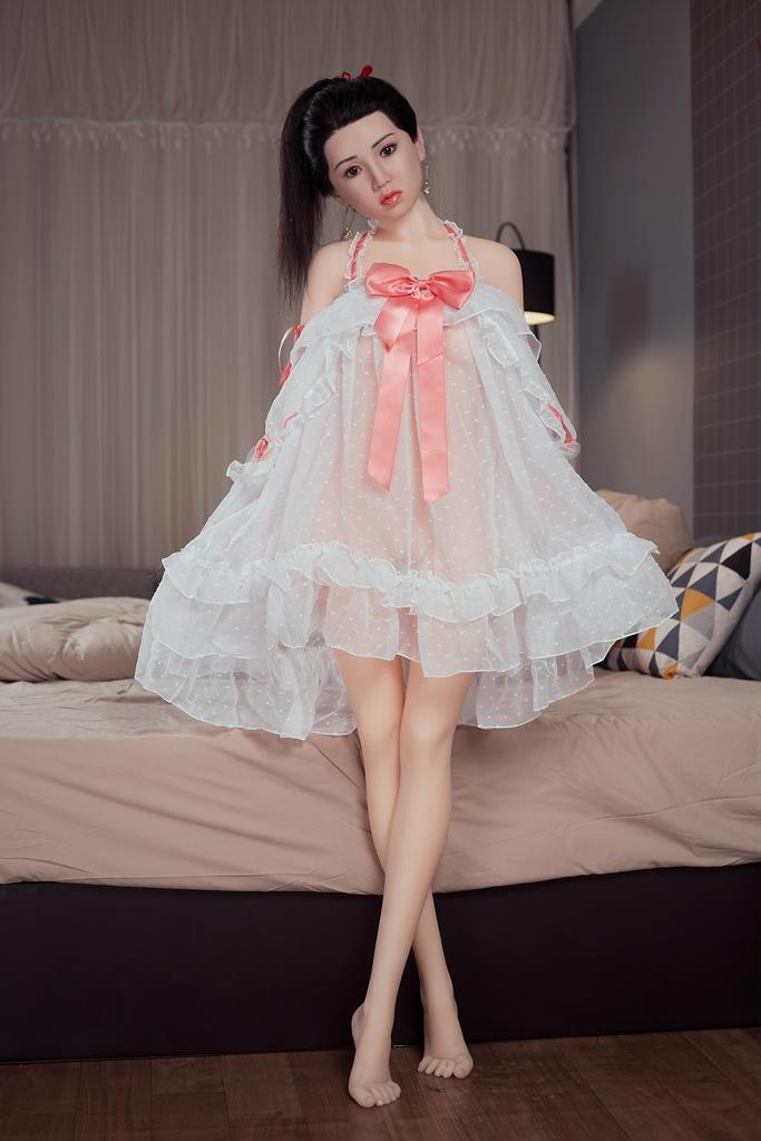 Реалистичная силиконовая / ТПЕ секс кукла  AF doll 157 см - amelia