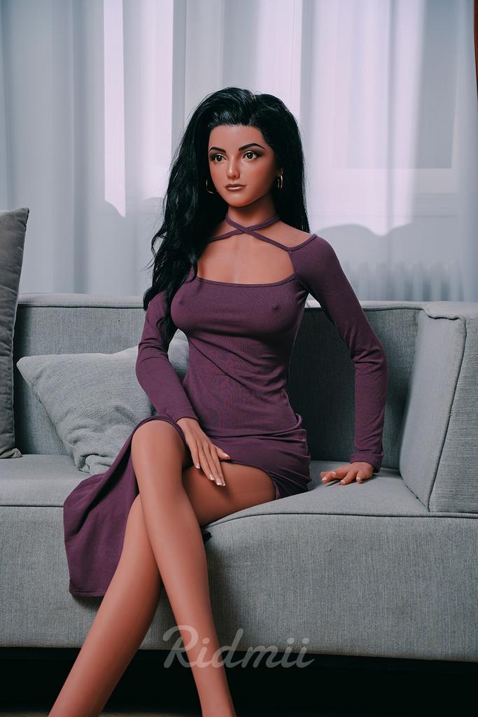 Realistic TPE Sex Doll Ridmii with Silicone Head 166 cm - Alisa