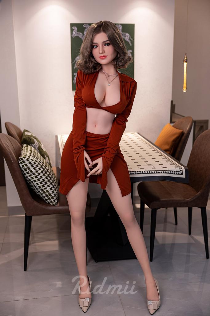 Realistic TPE Sex Doll Ridmii with Silicone Head 163 cm - Krista