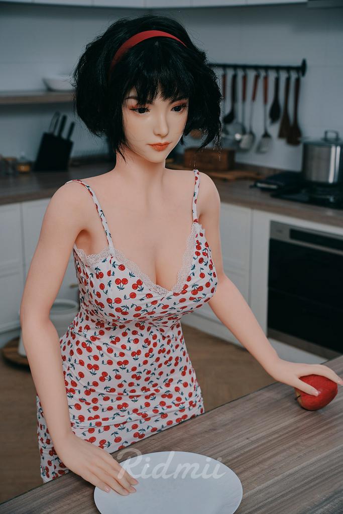 Realistic TPE Sex Doll Ridmii with Silicone Head 163 cm - Phaedra