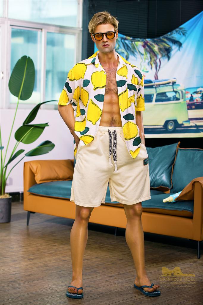 Realistic Silicone / TPE sex doll irontech doll 176 cm - Jack