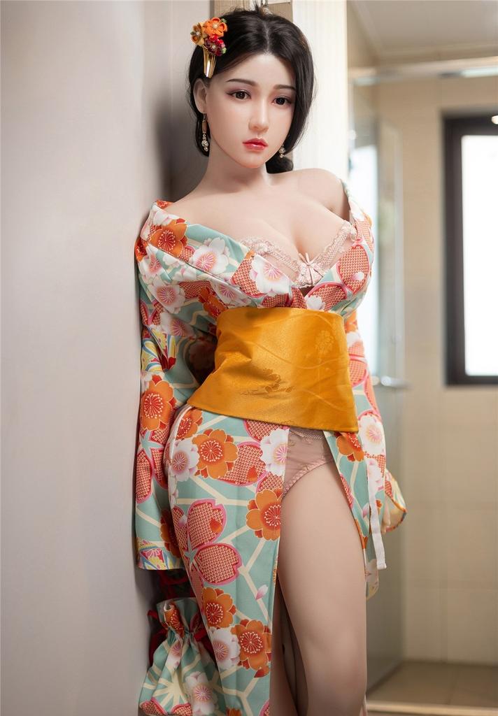 Realistic silicone / TPE Aibei sex doll158 cm - aziza