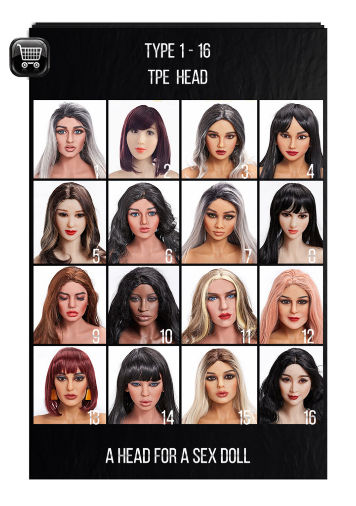 TPE head for a sex doll Irontech dolls