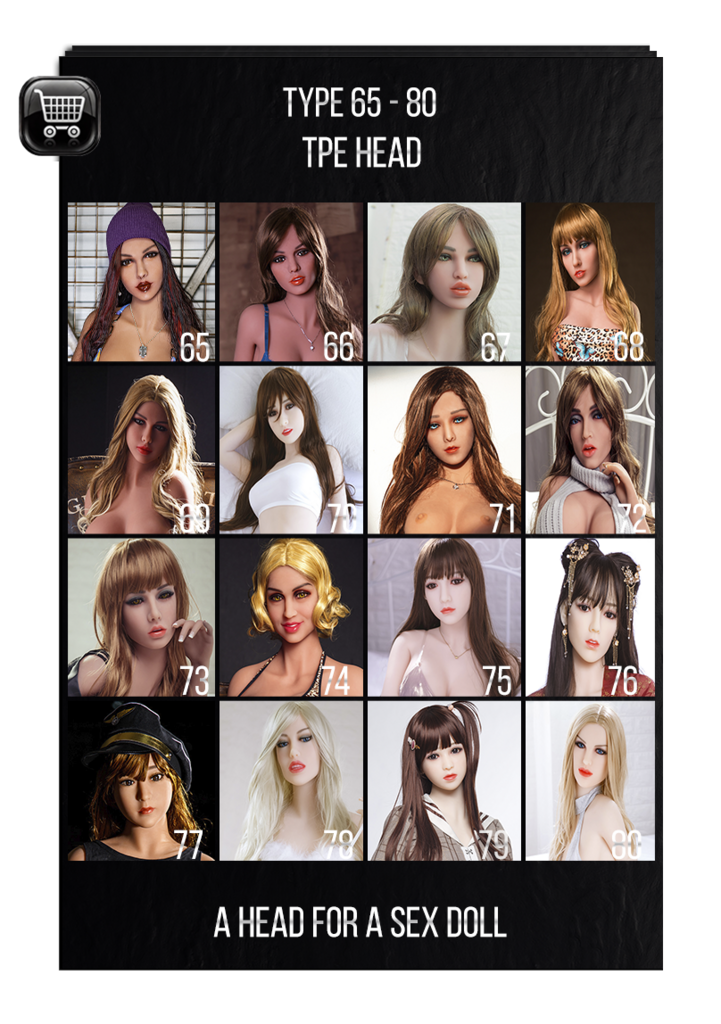 TPE Head for Aibei sex doll 65-128