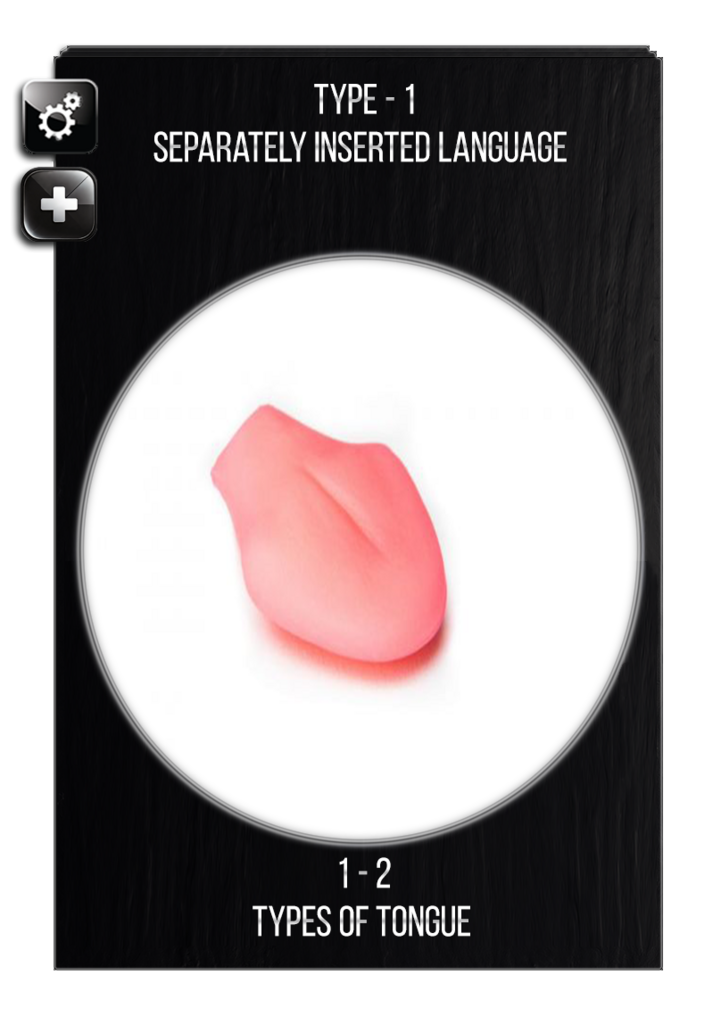 Choosing the type of tongue for a sex doll