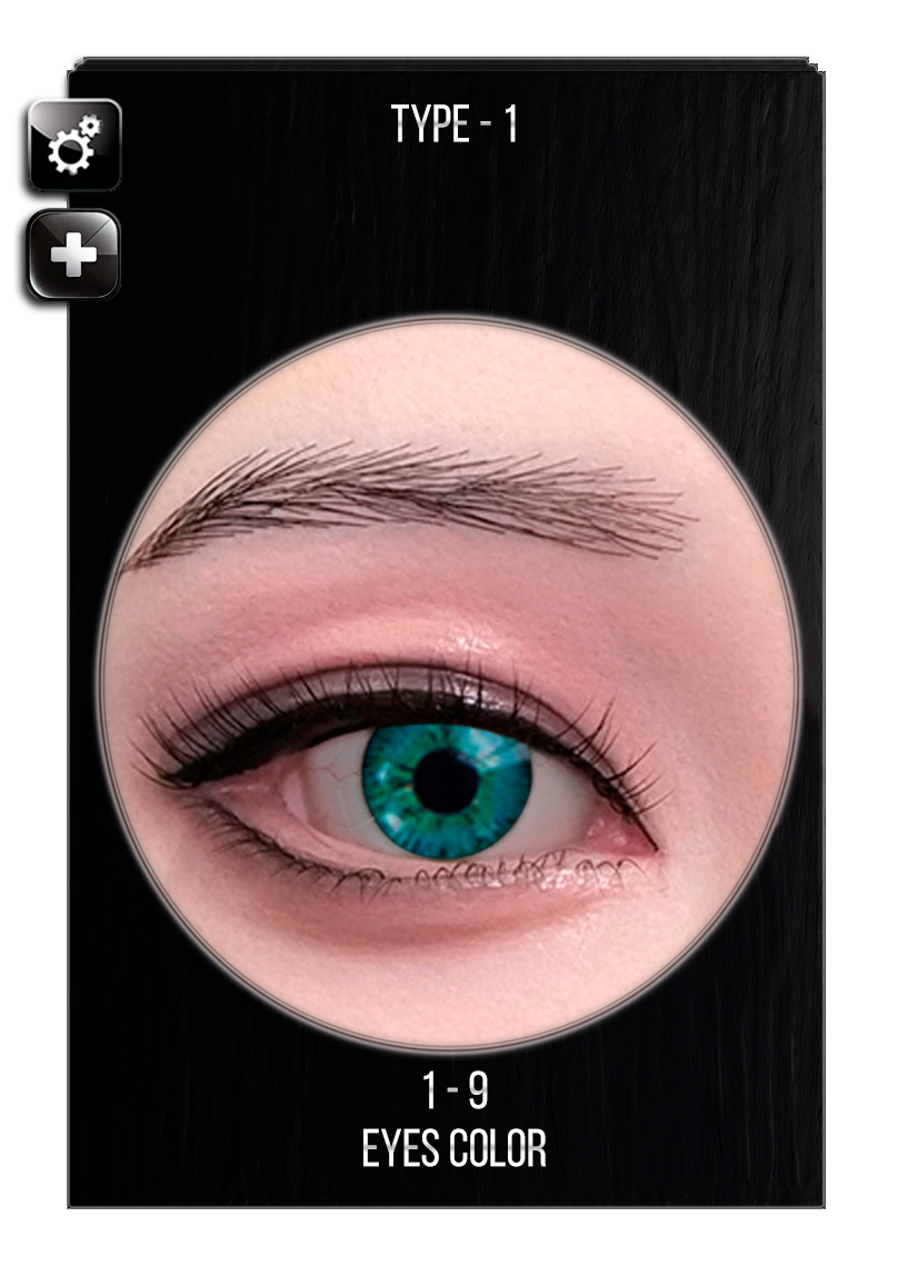 Choosing eye color for Jarliet sex doll