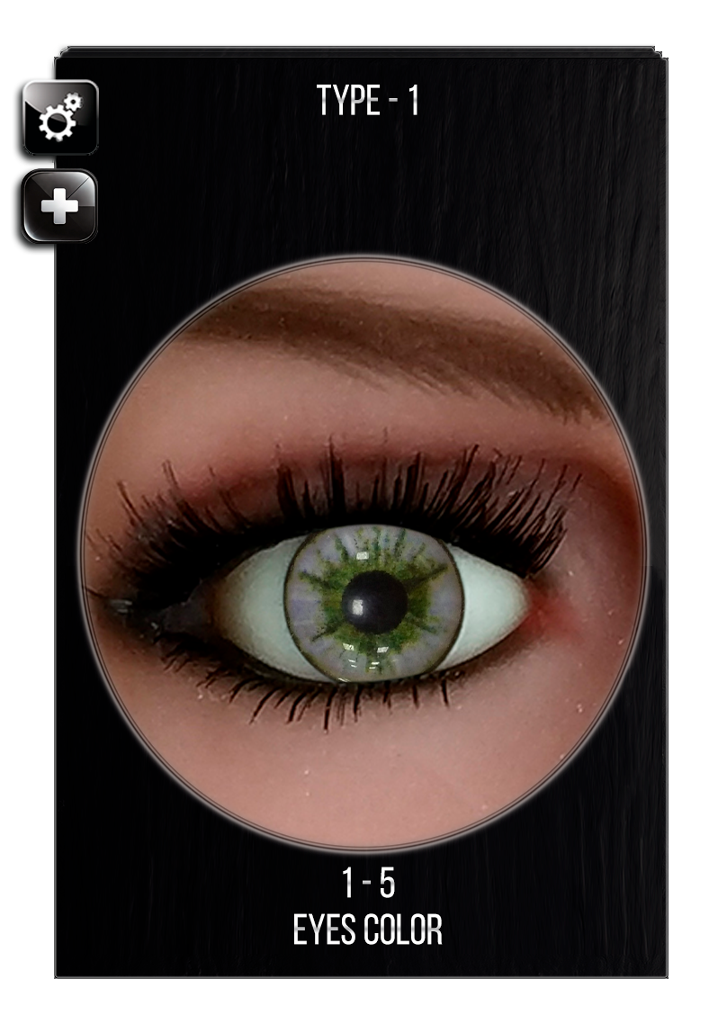 Choosing eye color for TPE AS sex doll