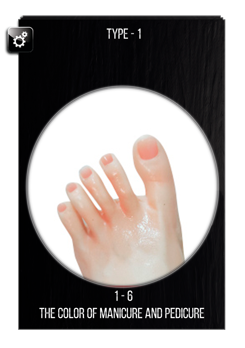 Choosing the color of manicure and pedicure for the FJ Doll sex doll