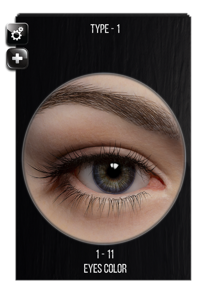 Choosing eye color for Gamelady / Zelex sex doll