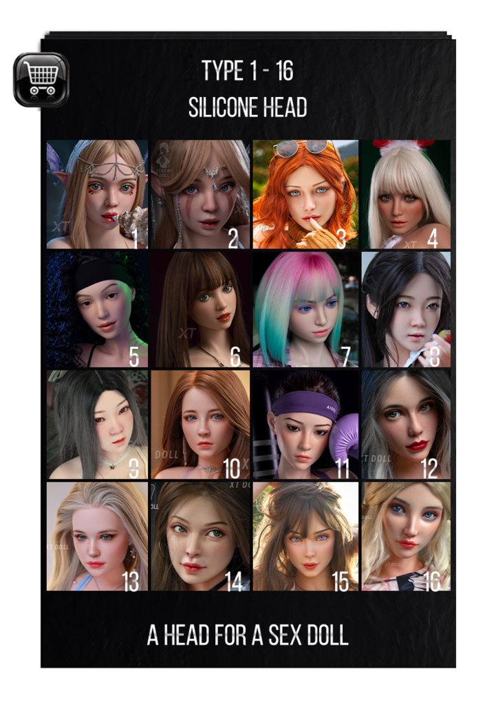 Hard Silicone Head for XT dolls sex doll