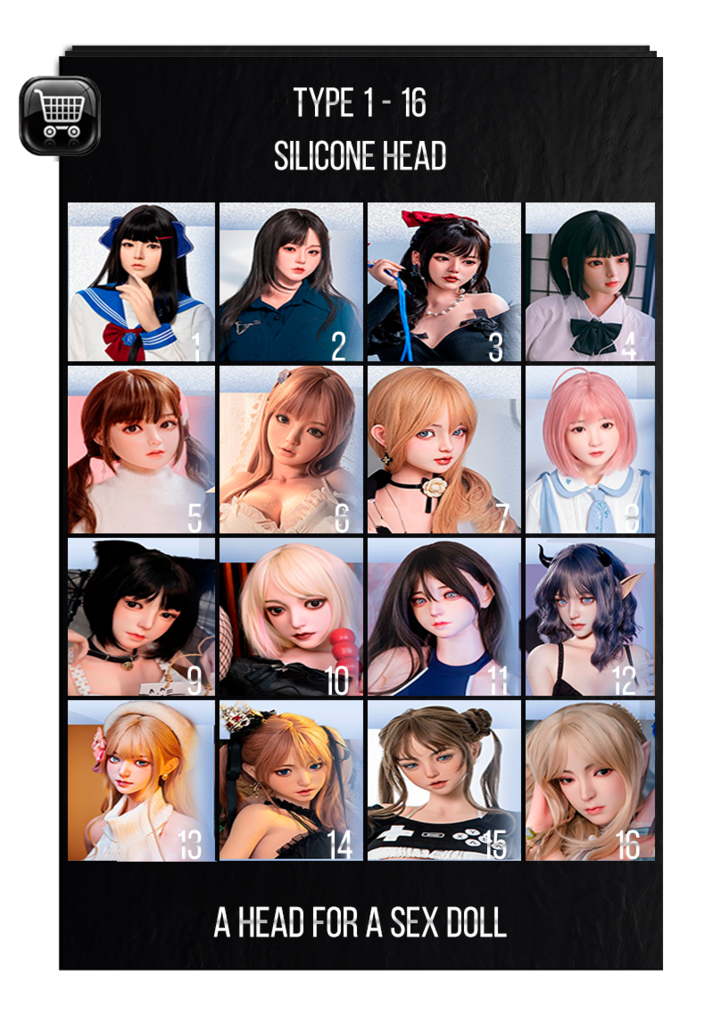Hard Silicone Head for Bezlya sex Doll