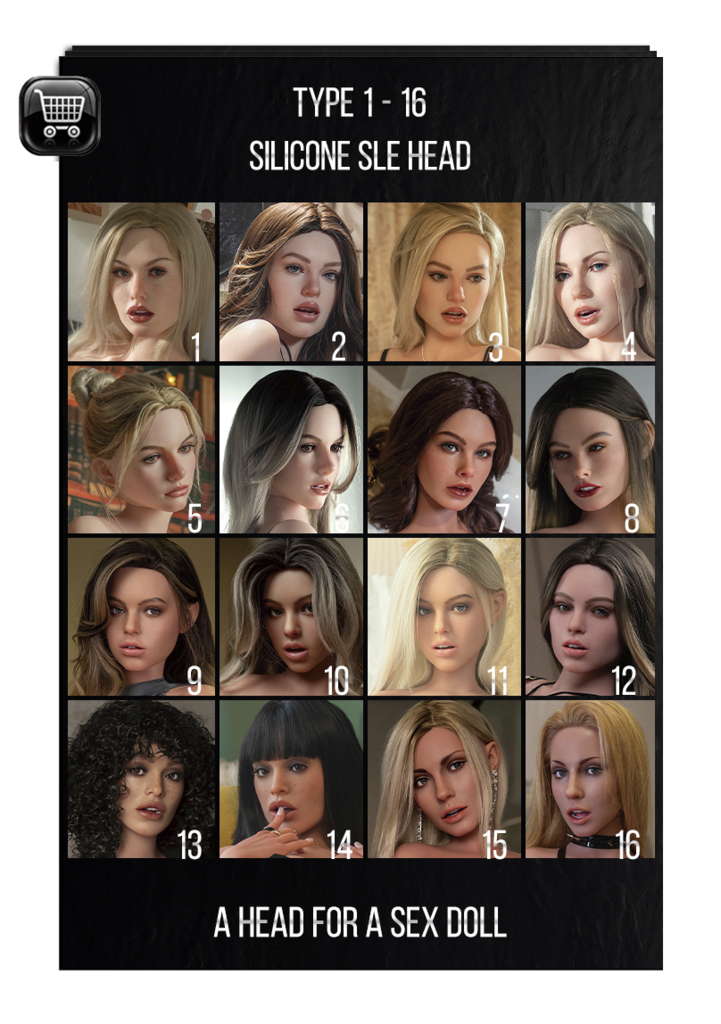 Soft Silicone SLE Head with ROS for Sex Doll Zelex