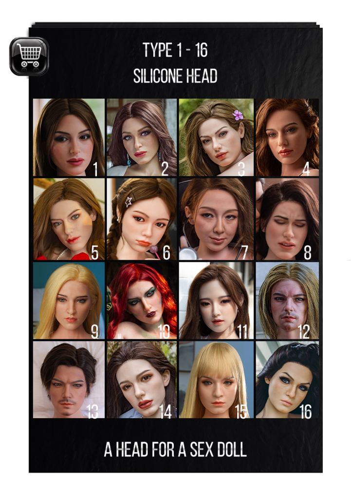 Hard Silicone Head for Starpery sex doll