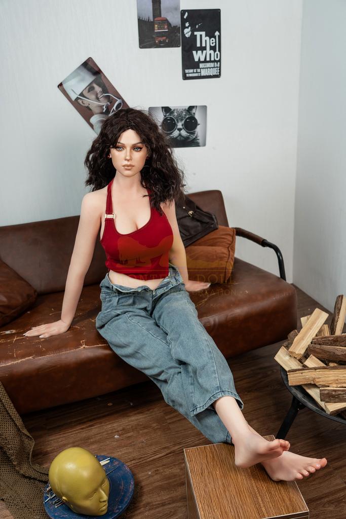 Realistic Silicone / TPE sex doll irontech doll 166 cm - Flora