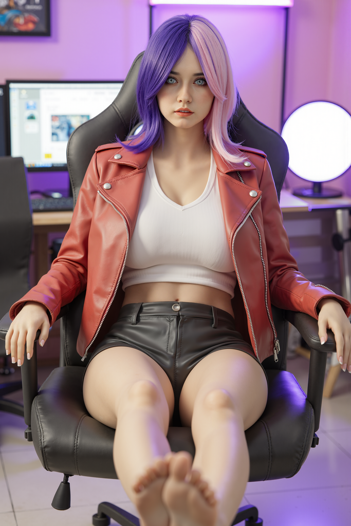 Realistic TPE + silicone head Aibei sex doll Aibei 159 cm - Jana