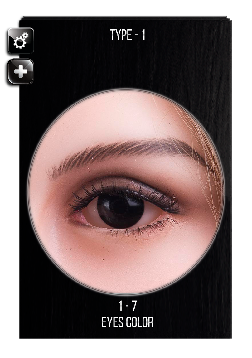 Choosing the eye color for the SY sex doll