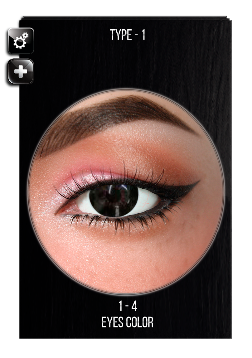 Choosing the eye color for the HR sex doll