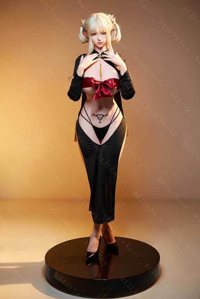 Realistic TPE sex doll BEZLYA [2.0] with silicone head 155 cm - Calla