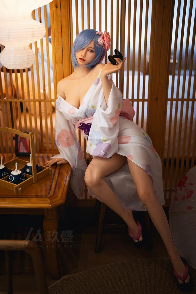 Realistic Sex Doll Jiusheng TPE with silicone head 160 cm - Betty