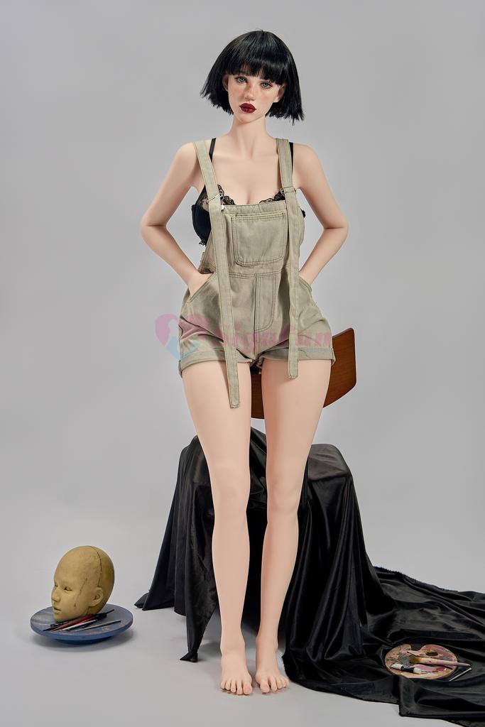 Realistic TPE Sigafun sex dolls with silicone head 164 cm - Cecily
