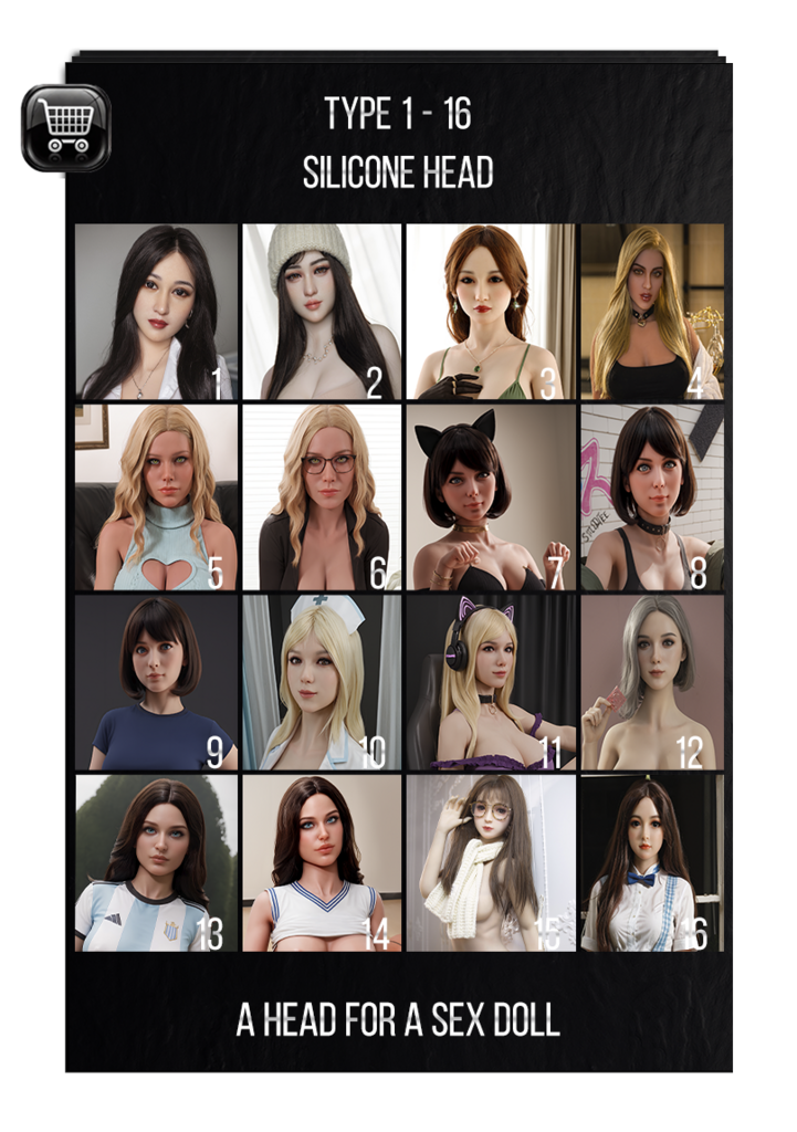 Hard Silicone Head for Aibei sex doll