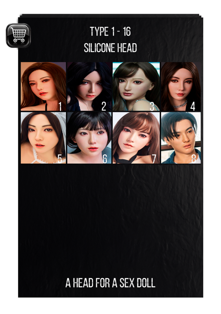 Hard Silicone Head for EX doll EX Clone series sex doll