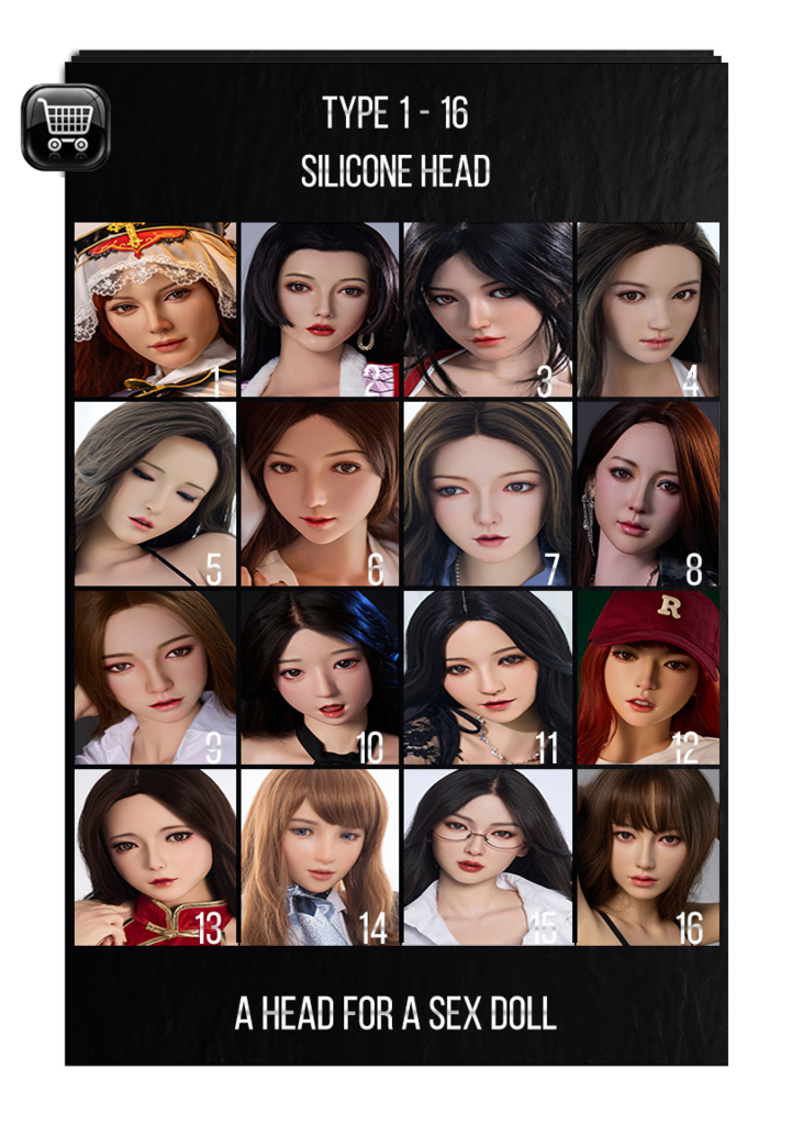 Hard Silicone Head for EX Ukiyo-E S-makeup series sex doll