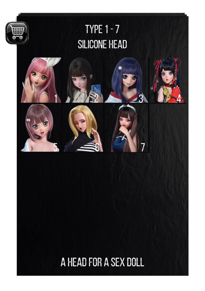 Hard Silicone Head for Elsababe 148cm sex doll