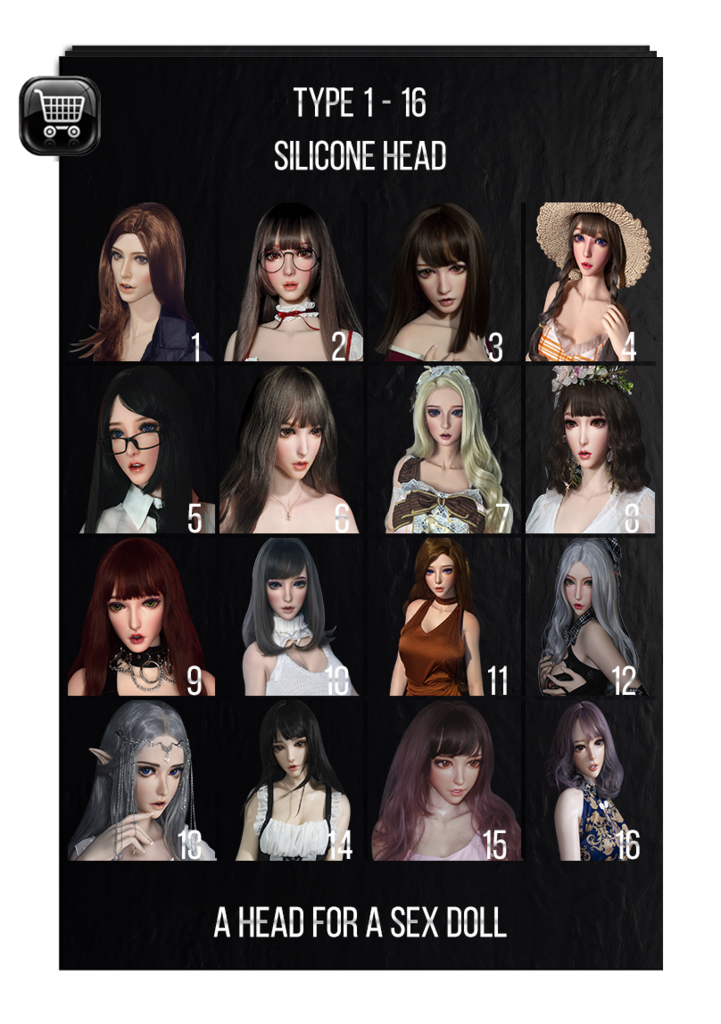 Hard Silicone Head for Elsababe 155-165cm sex doll