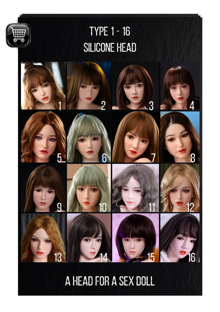 Hard Silicone Head for Future doll sex doll