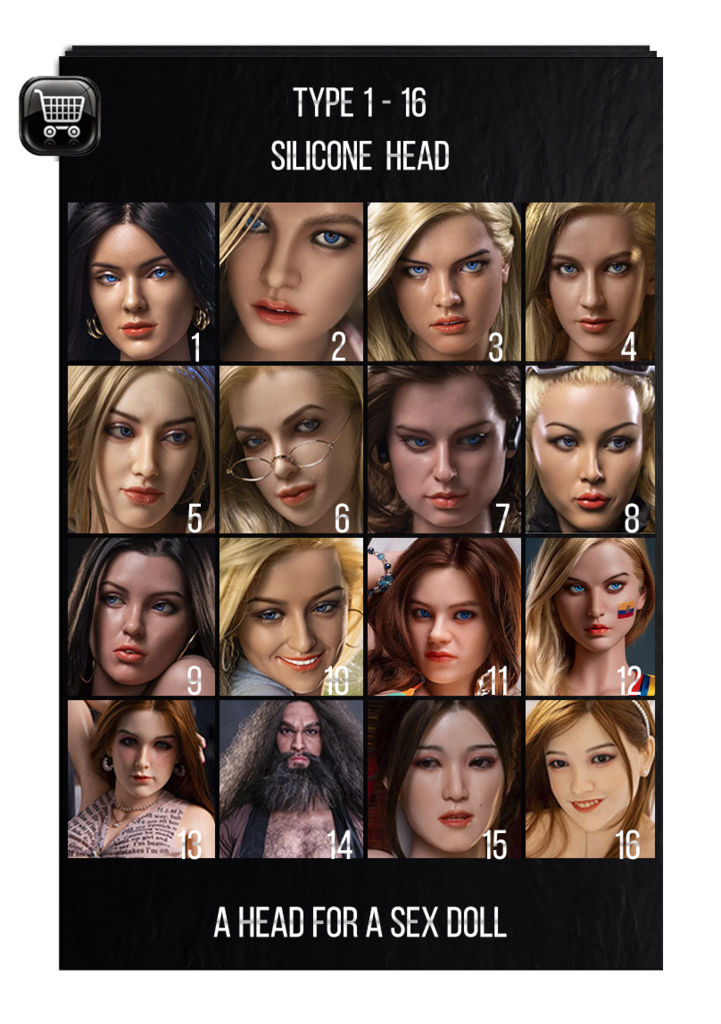 Hard Silicone Head for Jarliet sex doll