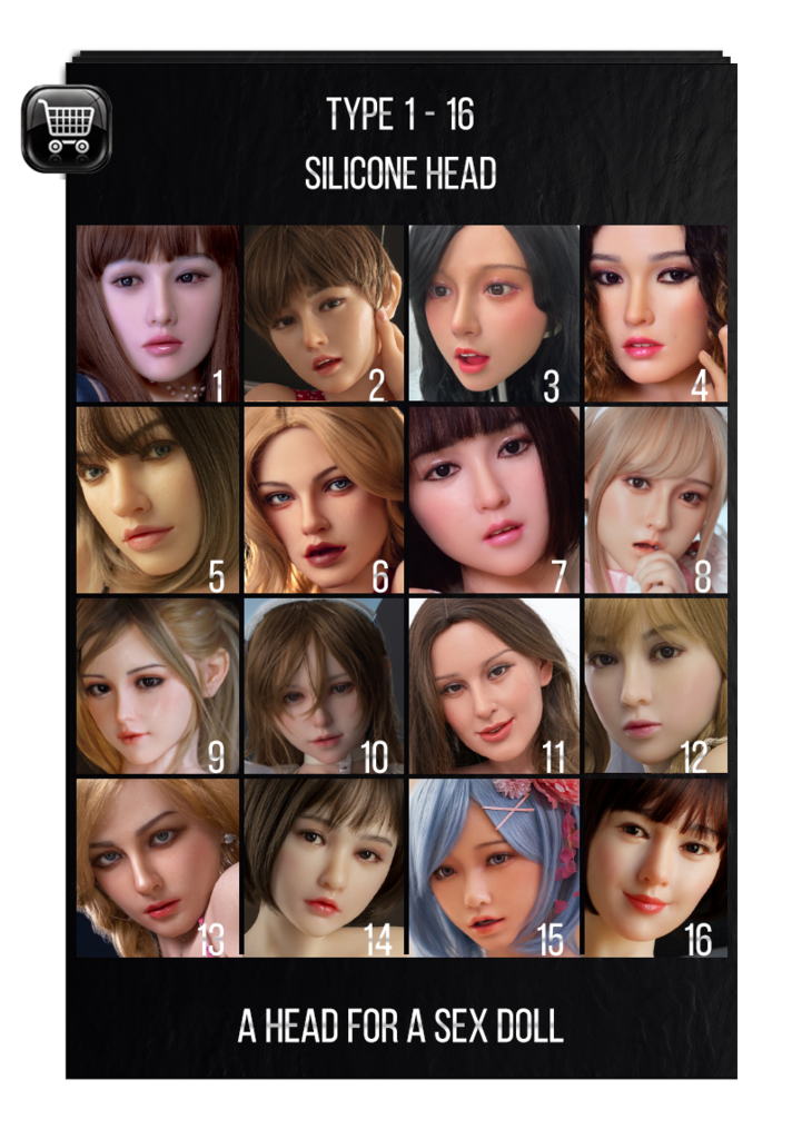 Hard Silicone Head for Jiusheng sex doll