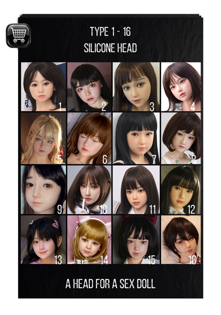 Hard Silicone Head for MLW dolls sex doll