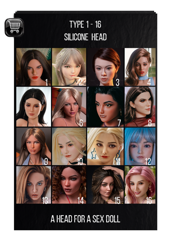 Hard Silicone Head for Ridmii sex doll