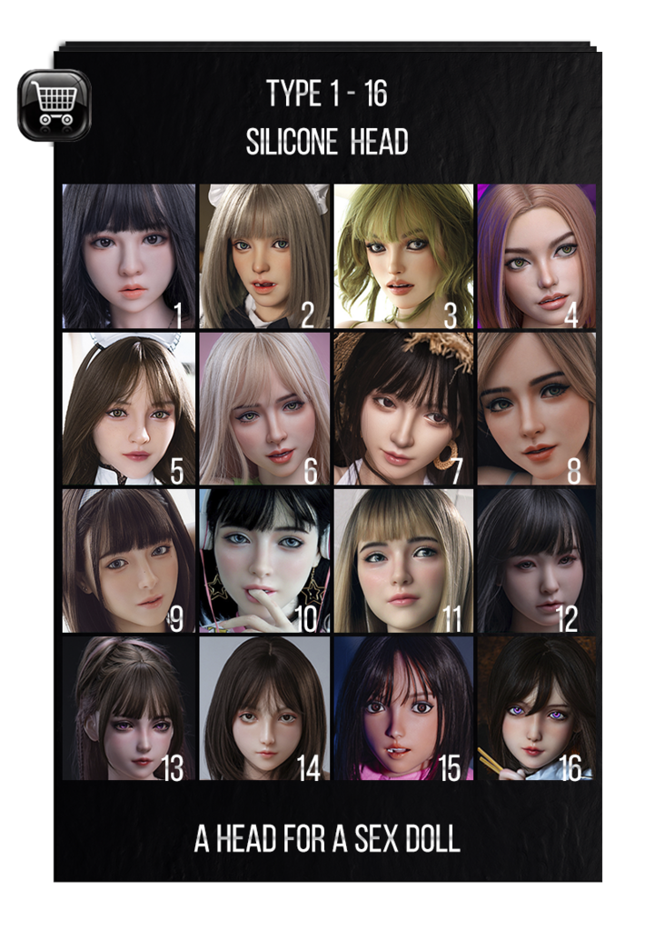 Hard Silicone Head for SE doll sex doll