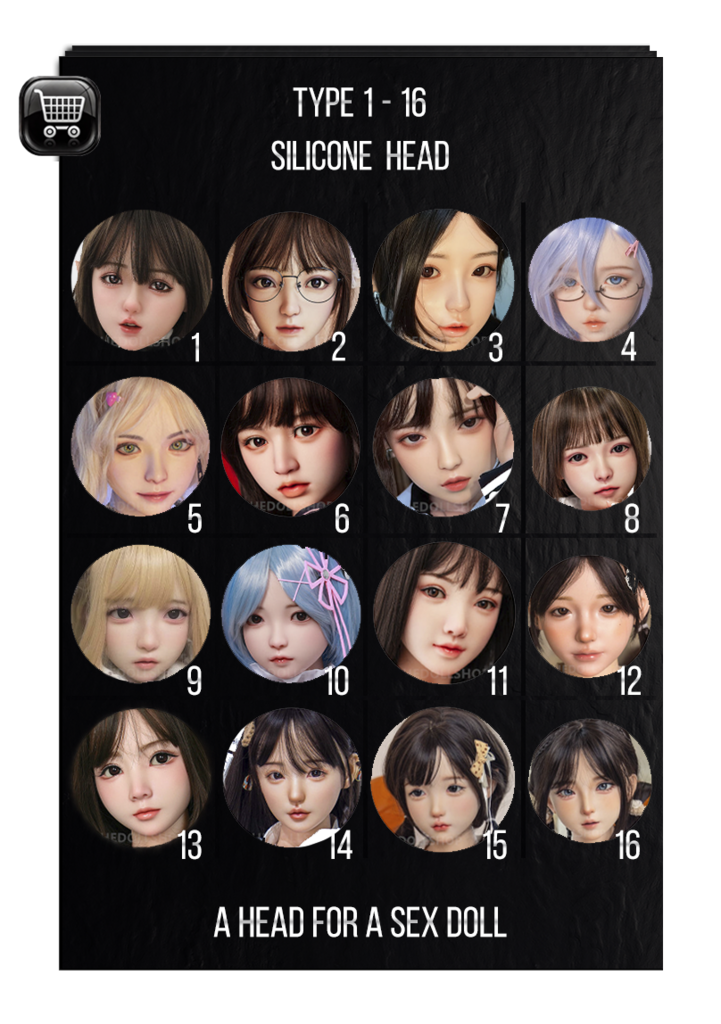 Hard Silicone Head for SHE doll sex doll 140-156 см