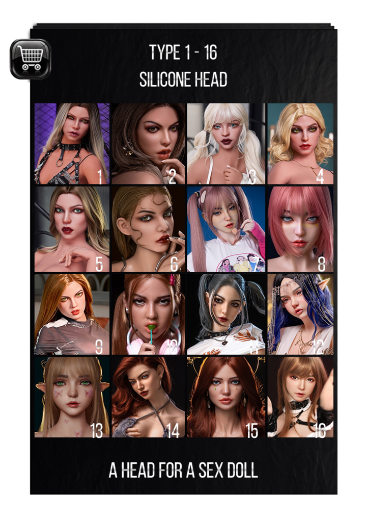 Hard Silicone Head for SY doll - YM sex doll