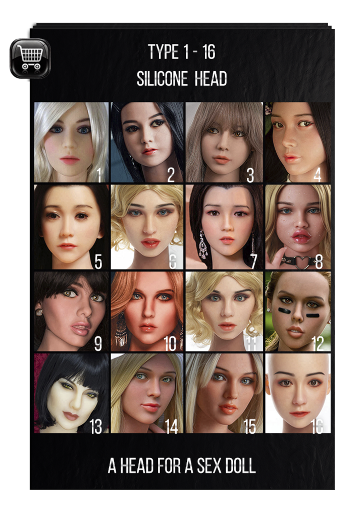 Hard Silicone Head for Angel Kiss sex doll