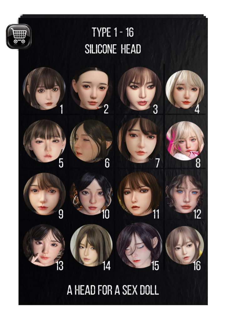 Hard Silicone Head for SHE doll sex doll 158-170 см